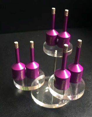 6 κομμάτι πυρήνων τρυπανιών διαμαντιών 12mm συγκολλώντας που τίθεται για το κεραμίδι τρυπανιών